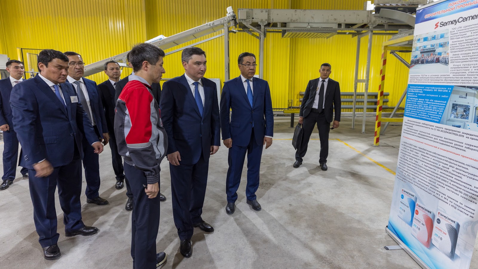 Глава Правительства Республики Казахстан посетил ТОО «ПК «Цементный завод Семей»